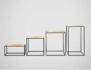 قفسه های آلومینیومی سطح نمایش قفسه قفسه فلزی قاب با اندازه های مختلف برای نمایش پنجره فروشگاه