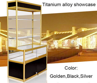 High Titanium Alloy Pharmacy Display Cabinet / Metal Pharmacy Cabinet