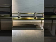 فروشگاه جواهرات قابل قفل شدن نمايشگاه 2 درب 1 قفسه قفل الکتريکي يا عادي